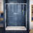 Infinity-Z 60" W x 74.75" H Framed Sliding Shower Kit-2092232389-2092232385