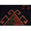 Tapis oriental noir / rouge en laine 6 pi 3 po x 9 pi 6 po Palomares
