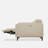 Attalia 74.8-Inch 3D Velvet Fabric Pillow Arm Dual Motor Reclining Sofa with Adjustable Headrest and USB Port-1765748939