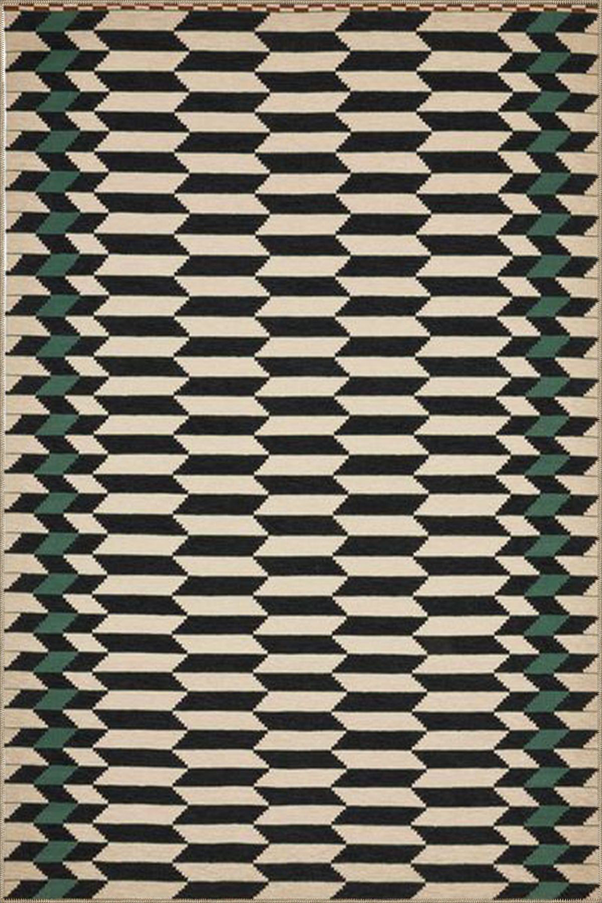 Orren Ellis Black Honeycomb Geometric Creative Woven Base Rug | Wayfair