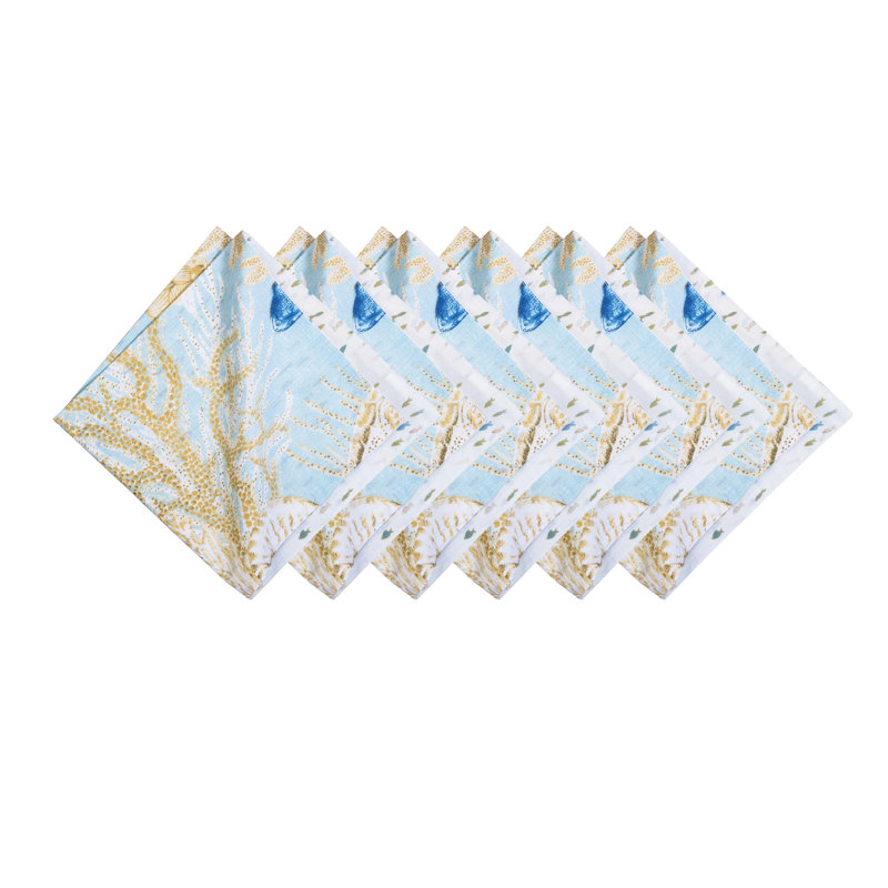Ensemble de 6 serviettes Belmont Reef