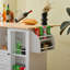 Chariot de rangement mobile pour îlot de cuisine sur roulettes avec plateau Dropleaf, porte-serviettes / épices, 2 tiroirs, armoire 2 portes, blanc