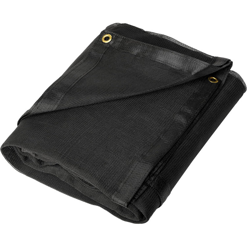 Toile en maille tricotée en PEHD robuste résistante aux rayons UV avec œillets renforcés, H 120 po x l 168 po x P 0,01 po