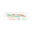 Koi Coral Acrylic Square Decorative Tray-121427312