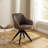 Hayek Upholstered Swivel Armchair-387612662-387612661