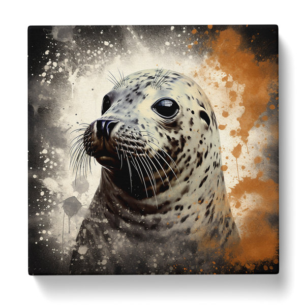 House of Hampton Seal Grunge Art No.1 | Wayfair.co.uk