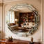 Miroir à cadre biseauté avec cintres-193662368