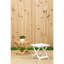Farley Square Wood Folding Outdoor Side Table , 46cm cm W 46cm cm D