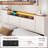 Farmhouse Bed Frame With Double Barn Door Storage Headboard Rustic Wooden Bed With 4 Drawers And Led Lights-903829570-905704792