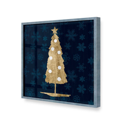 Holiday Tree with Navy II Print