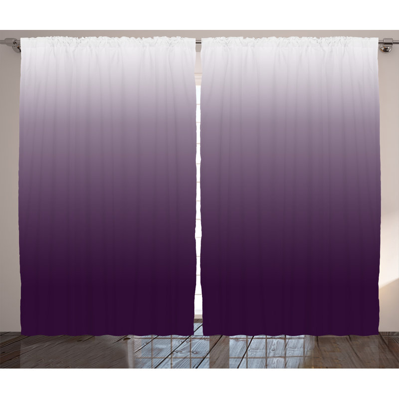 Semi Sheer Curtain Pair, 54" W x 90" L