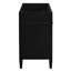 Meuble-lavabo moderne 36 po sans lavabo. 2 tiroirs et un tiroir basculant. Bois massif. . Noir Cas d'utilisation: meuble-lavabo moderne. Et. Look charmant-1424871589
