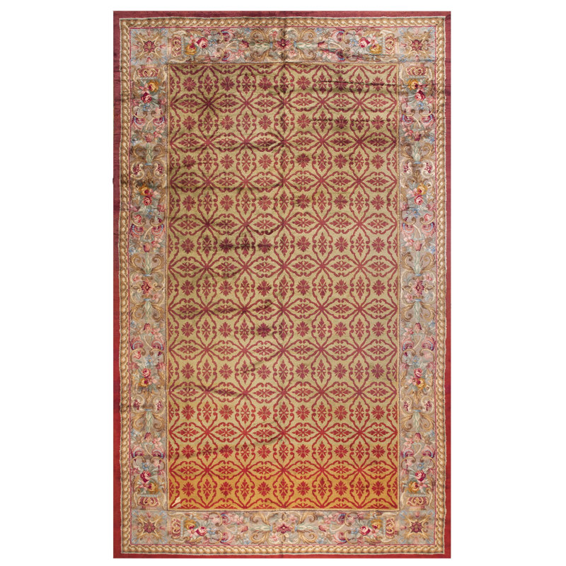 Antique Large Savonnerie Spanish Knotted Rug