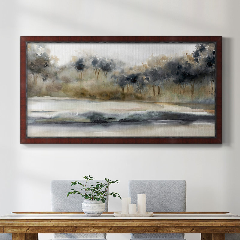 Silent River - Reproduction de photo sur toile simple, H 29 po x l 53 po x P 2,5 po