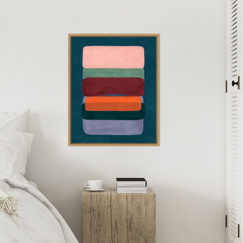 «Layered Cake II» par Grace Popp, reproduction d'art sur toile encadrée, H 28 po x l 23 po