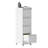 4 Drawer Metal Locking Vertical File Cabinet On Wheels – Heavy-Duty Lockable Cabinet For Home & Office, Black, 17.71"D*15.16"W*52.28"H,White, Cabinet-1437597279