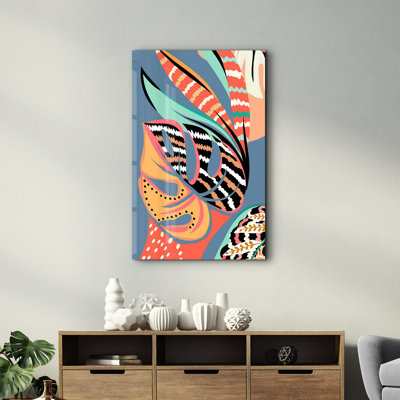 Elegant Tempered Glass Wall Art Painting, 18.1 x 28.3 inches | 100% Tempered Glass, Thickness: 0.16 inches | UV Printed for Vibrant Colors & Durability | Perfect for Home Decor & Modern Aesthetics