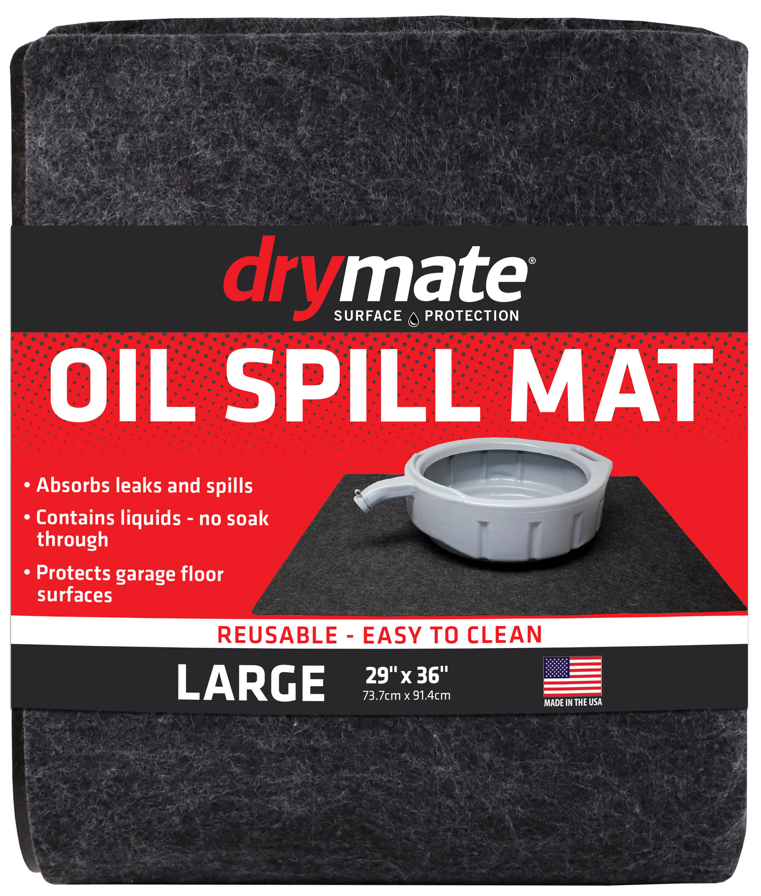 Drymate Le tapis anti-déversement d'huile, le coussin absorbant contient  des liquides, protège la surface du plancher du garage, réutilisable /  durable / imperméable et Commentaires - Wayfair Canada