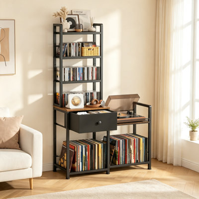 145 cm H Media Shelves