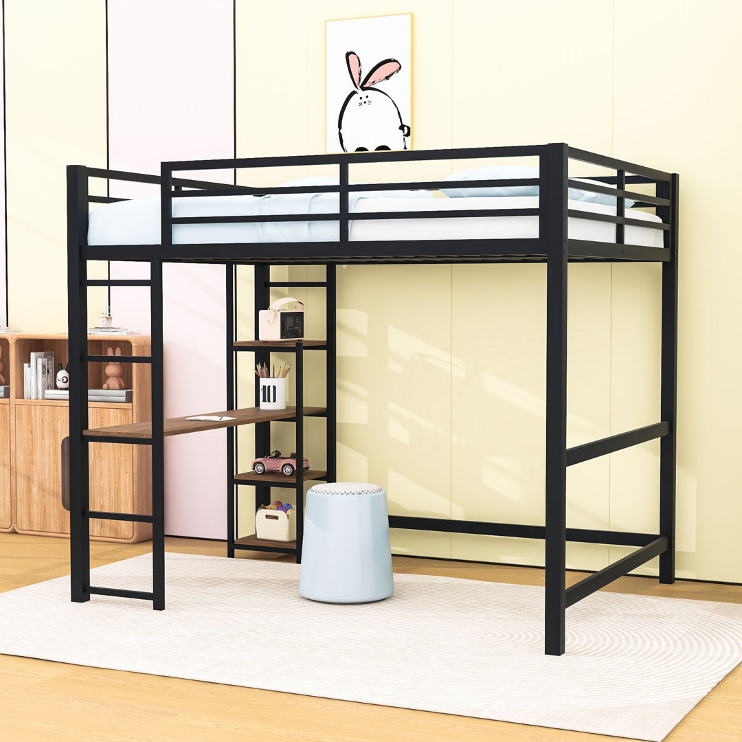 Ferris Full Loft Bed with Built-in-Desk Mason & Marbles