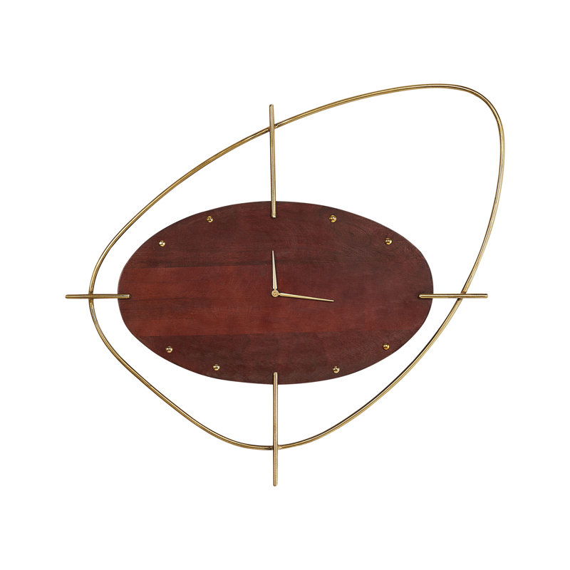 Aindriu Solid Wood Wall Clock