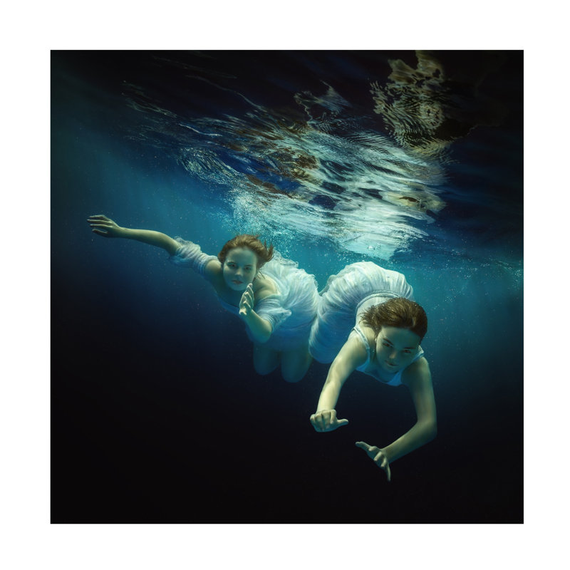 Dmitry Frizel Sea Nymphs Canvas Art, H 14 po x l 14 po