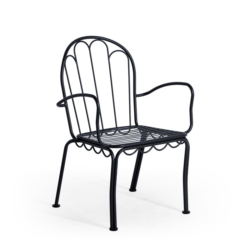 The Alfresco Dining Chair in Antique White, Vintage Black