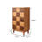 Simple Checkerboard Solid Wood Accent Chest