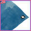 Tapisserie murale bleue silhouette de saxophone - décoration murale musique-1846151167