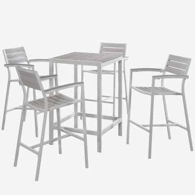 4 - Person Patio Dining Set with Square Table