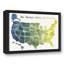 « united states map », reproduction de peinture à l’aquarelle sur toile-22829017-22829018