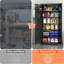Armoire de rangement en métal avec 5 tablettes réglables et panneau perforé, armoire de rangement de garage avec portes verrouillables pour le garage, le bureau, la maison, la salle de sport, l'école, le classeur verrouillable, noir-859846928