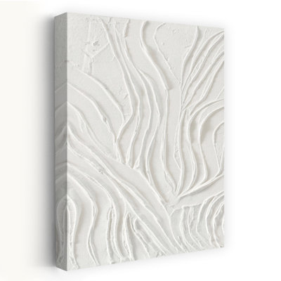 White Dune Minimalist Abstract Art