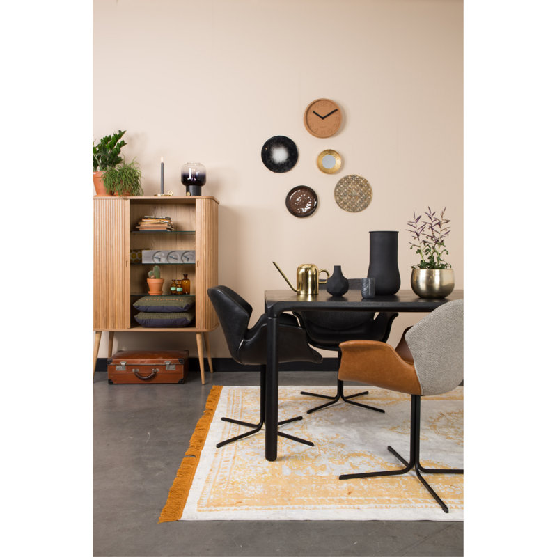 Nikki All Butterfly Chair, Brown Faux Leather