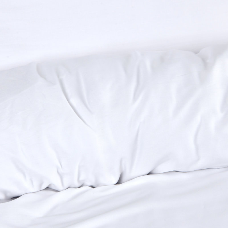 Everetta Solid Colour Duvet Cover Set with Pillowcases Included, White, Single Duvet Cover + 1 Standard Pillowcase