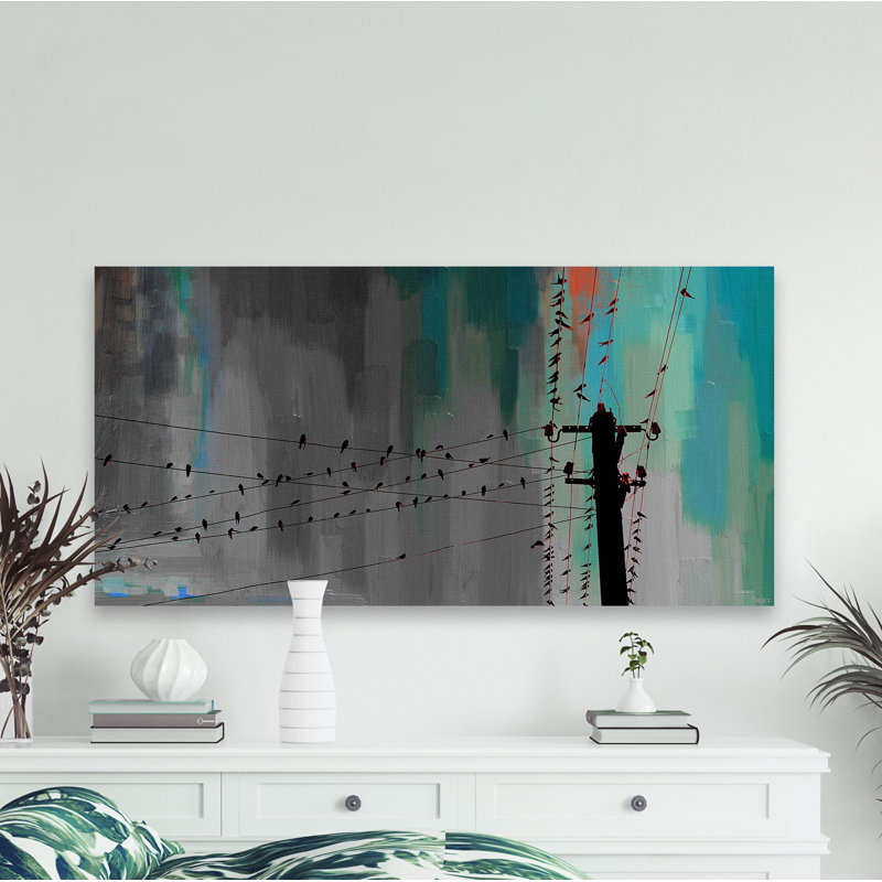 Reproduction d’art sur toile tendue « blyth », H 18 po x l 36 po x P 1,5 po