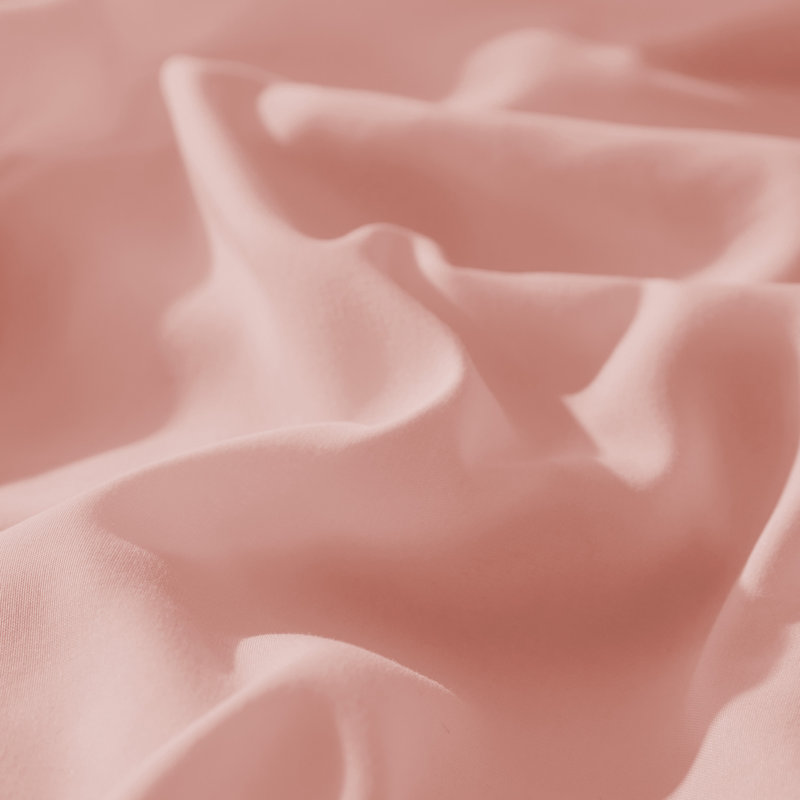 Ensemble de draps en microfibre rafraîchissant Nanotex avec poches profondes, Rose