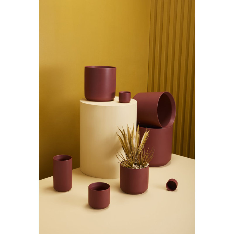 Aveley Ceramic Pot Planter, Brown