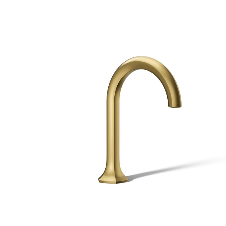 Occasion Sink with Cane Design Single Hole Bathroom Faucet with Drain Assembly