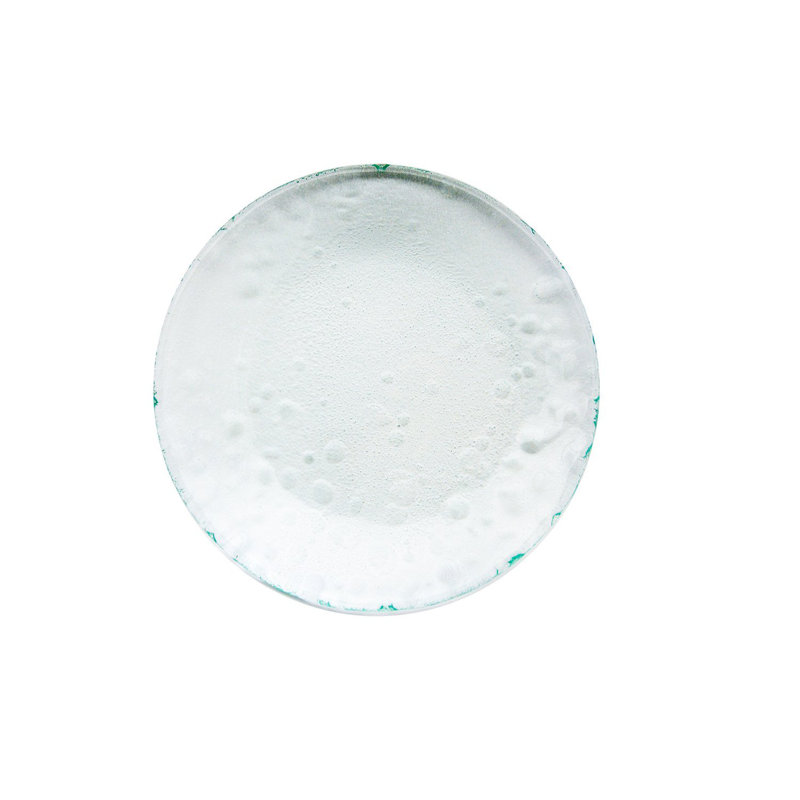 Service de vaisselle en verre rond 9 po (ensemble de 2)