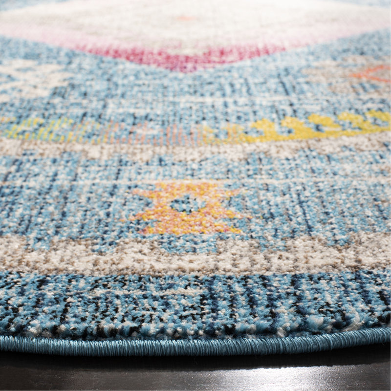 Gutierez Performance Oriental Rug, Round 6'7"