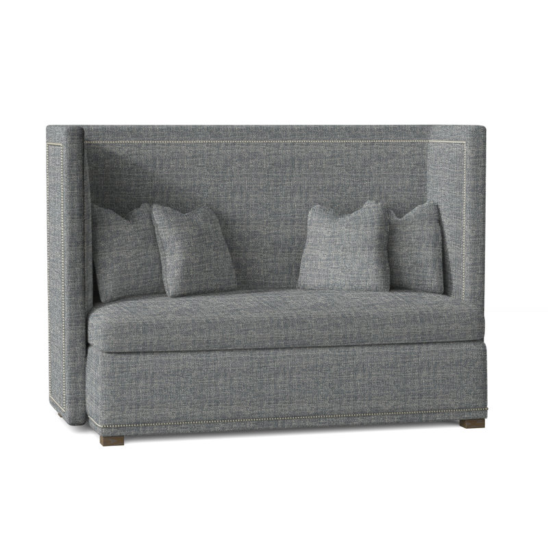 Marcourt Banquette, Portobello, Nickel, Dark Grey Chenille 5533-011