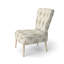 Chaise d'appoint French Country Ikat Beige-884073951