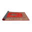 Tapis rouge / brun / beige à motif oriental DeMontfort-1957995490