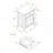 Antique Blue Veneer Transitional Nightstand with Spacious Storage Drawer, Perfect for Classic and Modern Bedrooms.-851286050