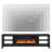 70" Media Console With Fireplace