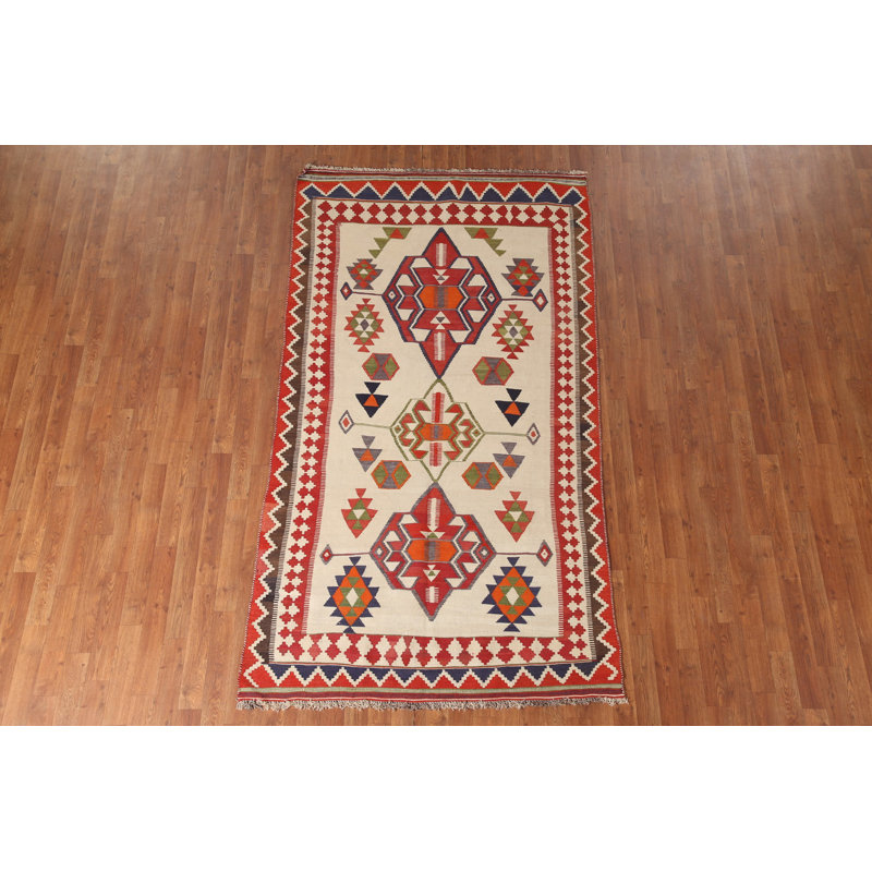 Saulsberry Vegetable Dye Kilim Rug 4x8