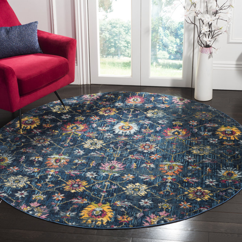 Tabinowski 100 Performance Oriental Rug, Round 6'7"