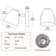 Aodee 3 Color Changeable Indoor Sconce Wall Lighting