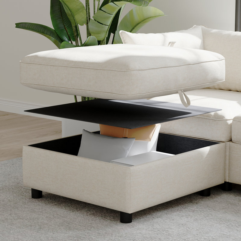 Canapé modulaire modulaire, siège convertible avec rangement, canapé-lit modulaire, combinaisons modulaires flexibles en tissu pour le salon